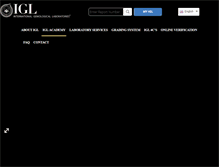 Tablet Screenshot of igl-labs.com